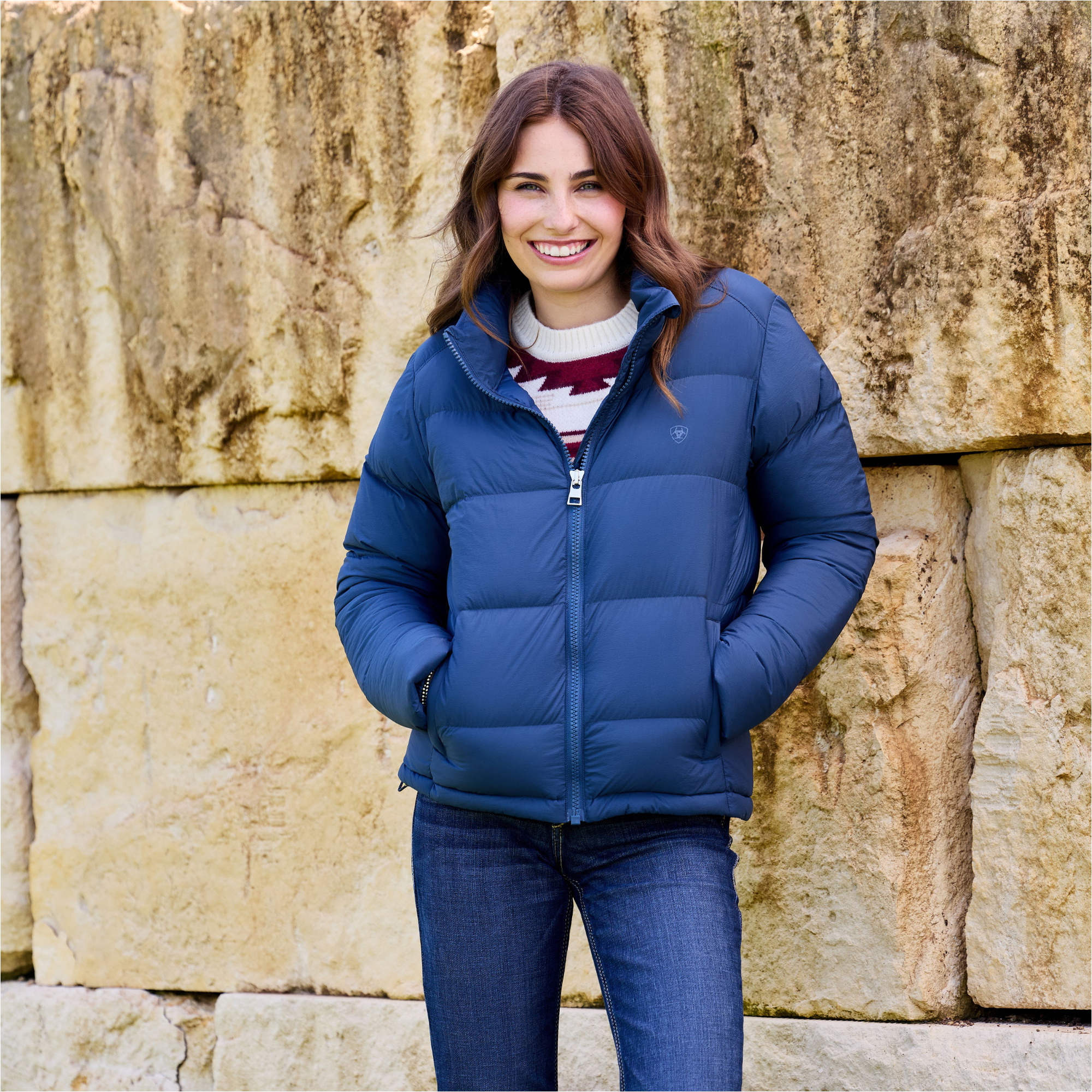 2025 Ariat Womens Ultrapuff Down Jacket 10062380 - Big Dipper